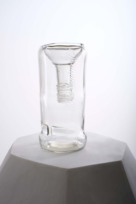 Vaso monofiore trasparente