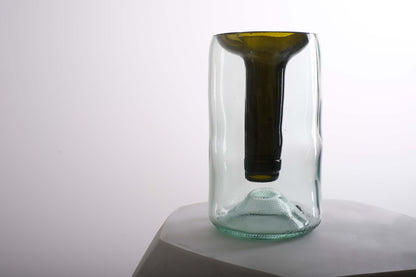 Vaso monofiore bicolor